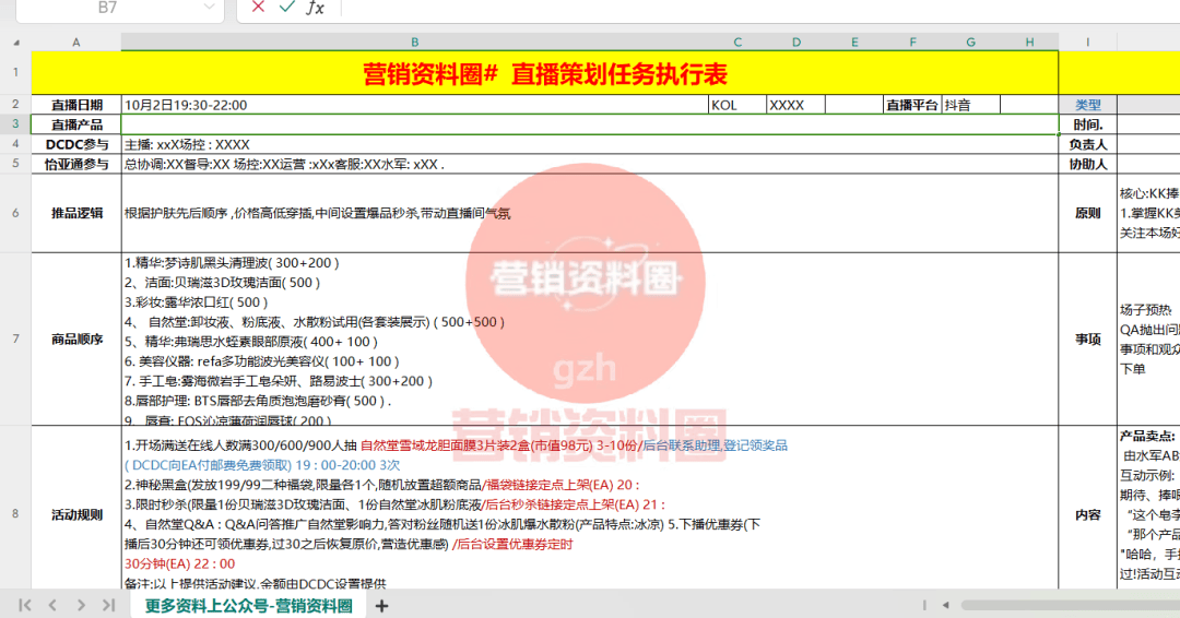 播策划方案、新手全流程！（含工具）九游会网站直播运营策划方案：首次直(图3)